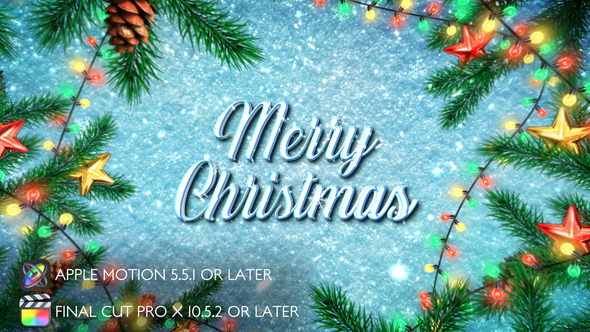 Christmas Greetings - Apple Motion alt