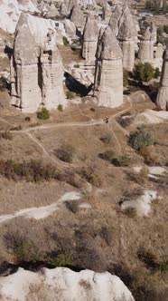 Cappadocia Landscape Aerial View