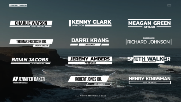 Bold Lower Thirds \ FCPX