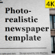 Photorealistic Modern Newspaper template - VideoHive Item for Sale
