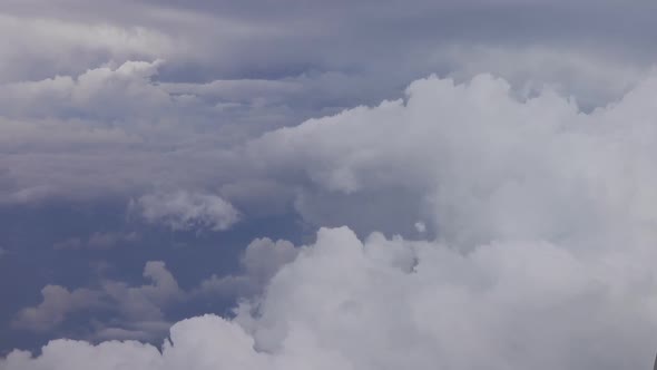 Aerial View on Storm Clouds