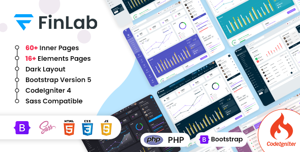 FinLab | Crypto Trading UI Codeigniter Admin Template