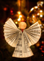 Christmas Tree Decoration. Paper Angel.  - PhotoDune Item for Sale