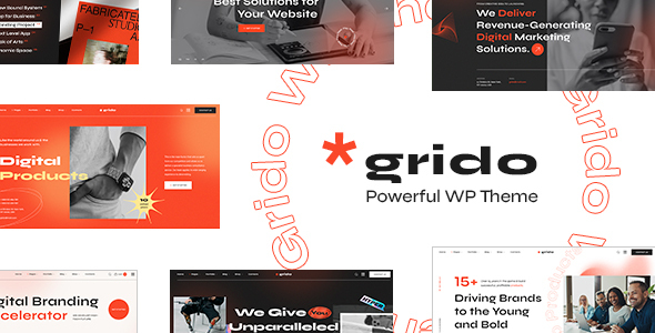 Grido - Creative Multipurpose WordPress Theme
