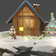 Christmas House - 3DOcean Item for Sale