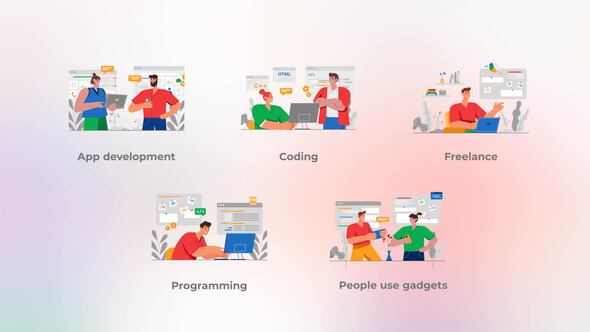 Programming - Flat concept alt