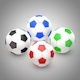 Football - Soccer Balls - Type 2 - 3DOcean Item for Sale