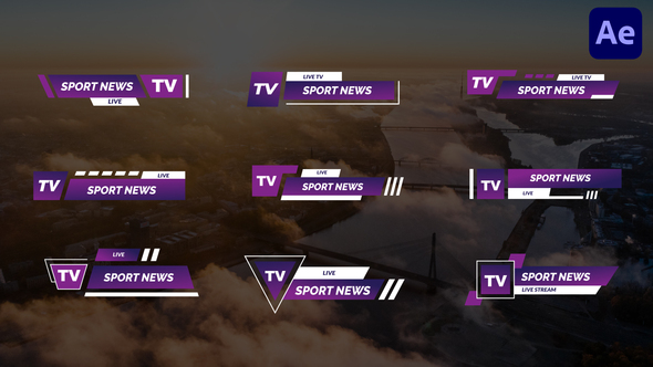 Sport News Lower Third | After Effect alt