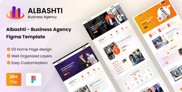 Albashti Business Agency Figma Template