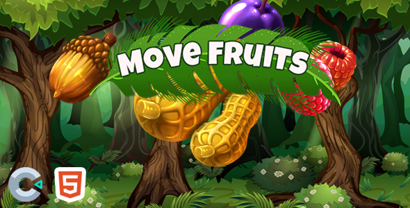 Move Fruits - Html5 (Construct3)