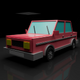Low Poly City Style Car - 3DOcean Item for Sale