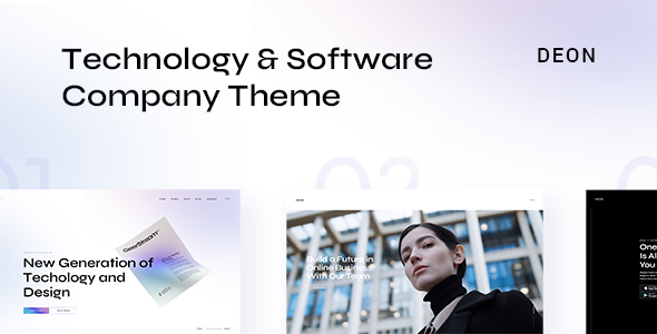 Deon – Technology and Software Company Theme