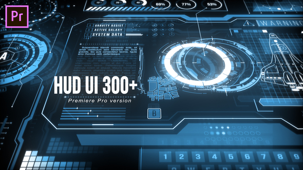 HUD UI Pack 300+ for Premiere Pro
