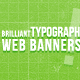 Typograph Web Banners - GraphicRiver Item for Sale