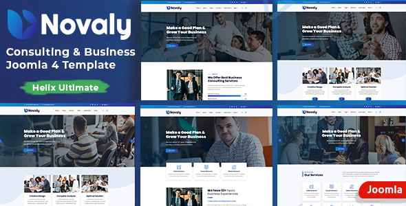 Novaly â€“ Consulting & Business Joomla 4 Template