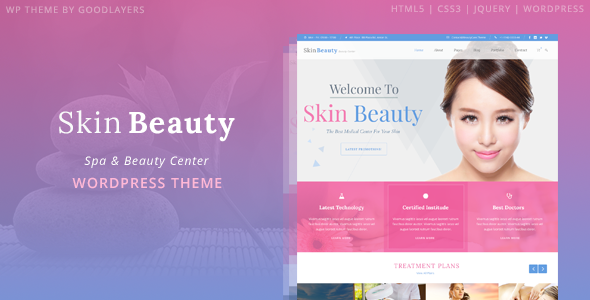 Skin Beauty - Spa WordPress
