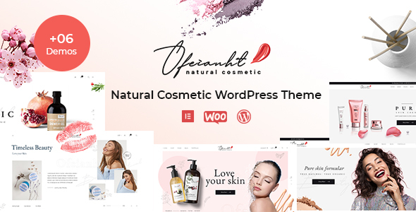 Ofeianht – Natural Cosmetics WordPress Theme