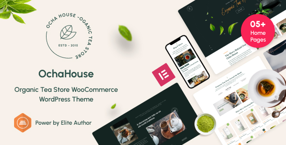 OchaHouse – Organic Tea Store WooCommerce WordPress Theme