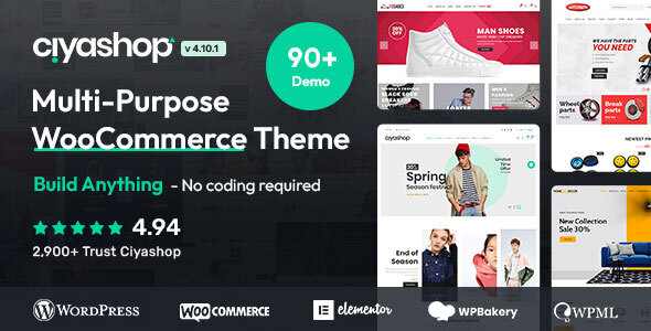 CiyaShop - Multipurpose WooCommerce Theme