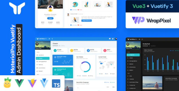 MaterialPro VueJs Admin Template