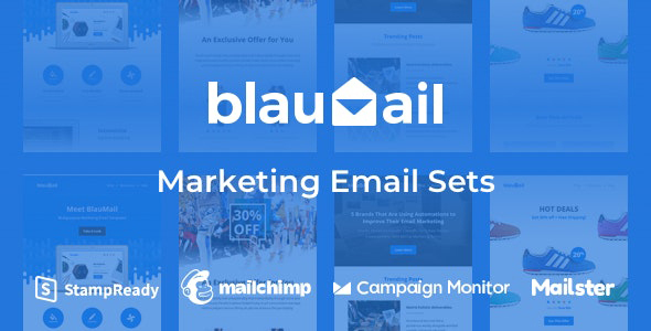 Blaumail - Marketing Email Sets + Notification Pack