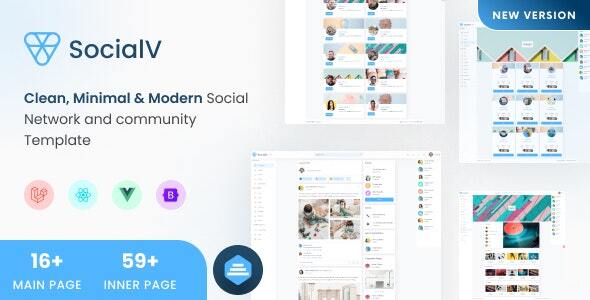 Bootstrap Social Network Website Templates | ThemeForest