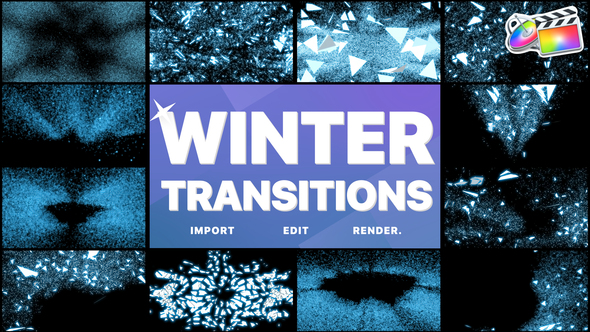 Ice Winter Transitions | FCPX