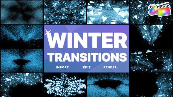 Ice Winter Transitions | FCPX alt