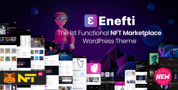 Enefti - NFT Marketplace Theme