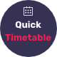 Quick Timetable For PHP - CodeCanyon Item for Sale