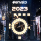 New Year Countdown Clock 2023 - The City - VideoHive Item for Sale