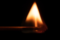 Macro shot of a burning wooden match - PhotoDune Item for Sale