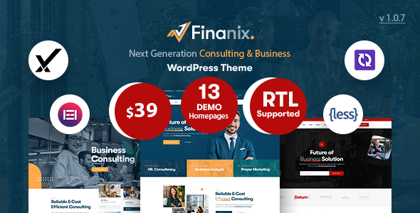 Finanix – Business WordPress Theme