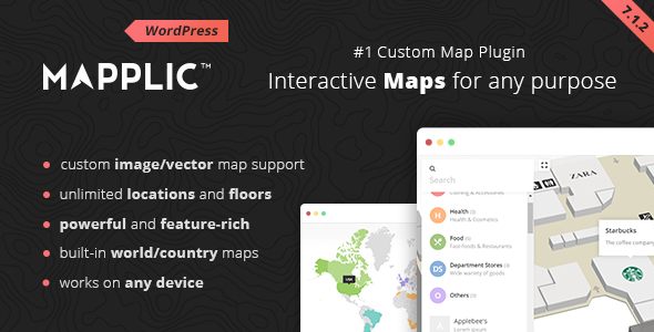 Mapplic - Custom Interactive Map WordPress Plugin