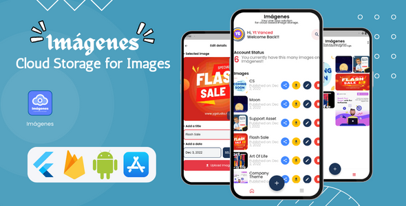 Imágenes- Images Cloud Storage App | Flutter & Firebase | Android & iOS