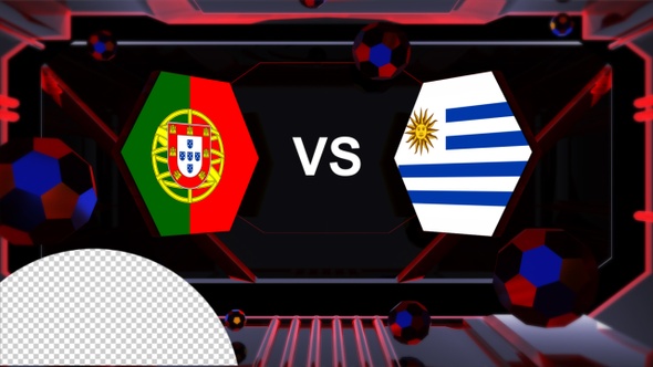 Portugal Vs Uruguay Football World Cup Qatar 2022 Vs Card Transition