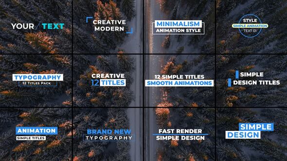 Simple Titles 1.0 | After Effects