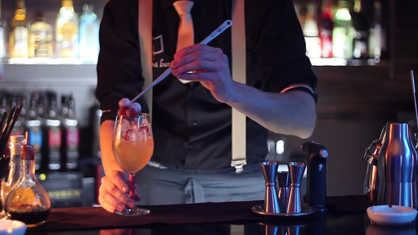 Cocktail Preparation In Night Club 3