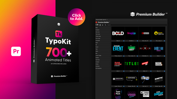 Typo Kit | Animated Titles for Premiere Pro