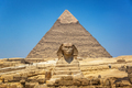 Great Sphinx and Pyramid - PhotoDune Item for Sale