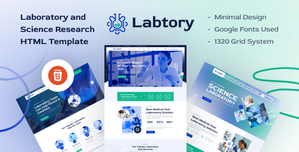 Labtory – Laboratory & Science Research HTML Template