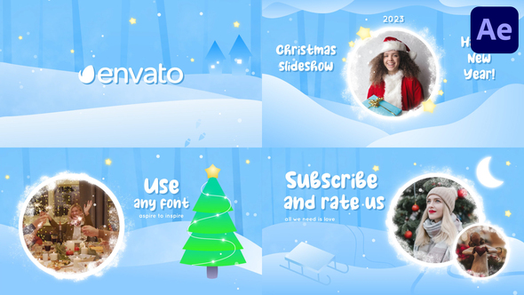 Christmas Greetings Slideshow | After Effects alt