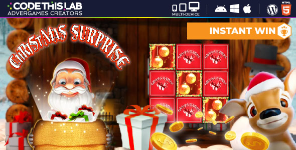 Christmas Surprise - HTML5 Instant Win Game