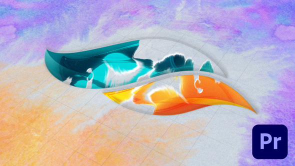 Watercolor Brush Paint Ink Logo