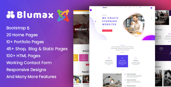 Blumax – Multipurpose Joomla 4 Template