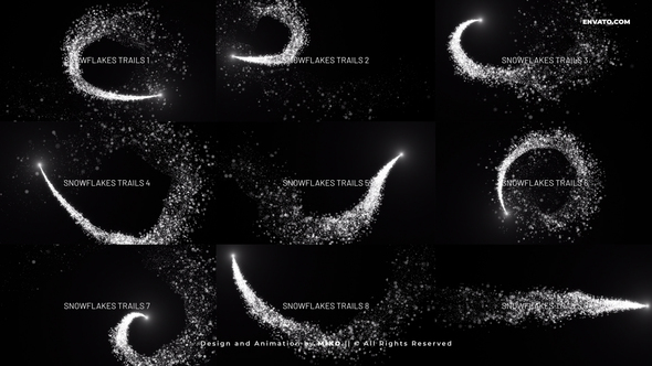 Snow Particles Trails alt