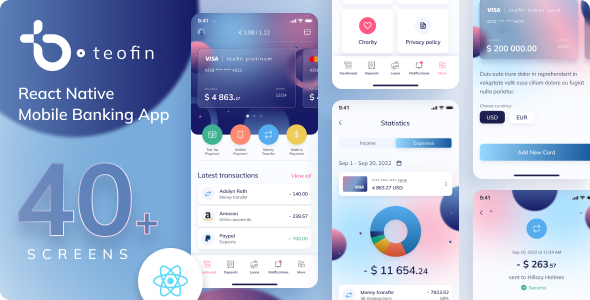 React Native Mobile App Templates | CodeCanyon