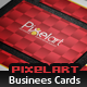 Pixelart - Business Cardvisid - GraphicRiver Item for Sale