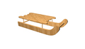 snow sled made of natural wood - PhotoDune Item for Sale