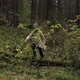 Little girl with teddy bear alone in a forest - VideoHive Item for Sale